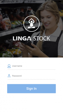 Linga Stock App Screen